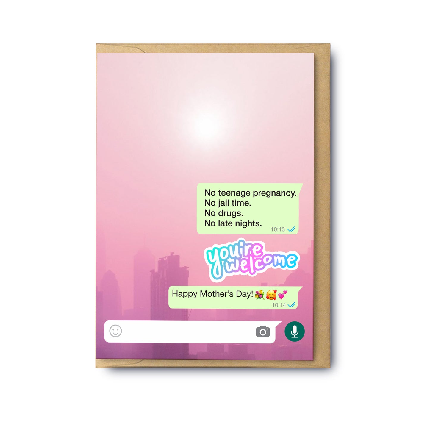 You’re Welcome (Blank)