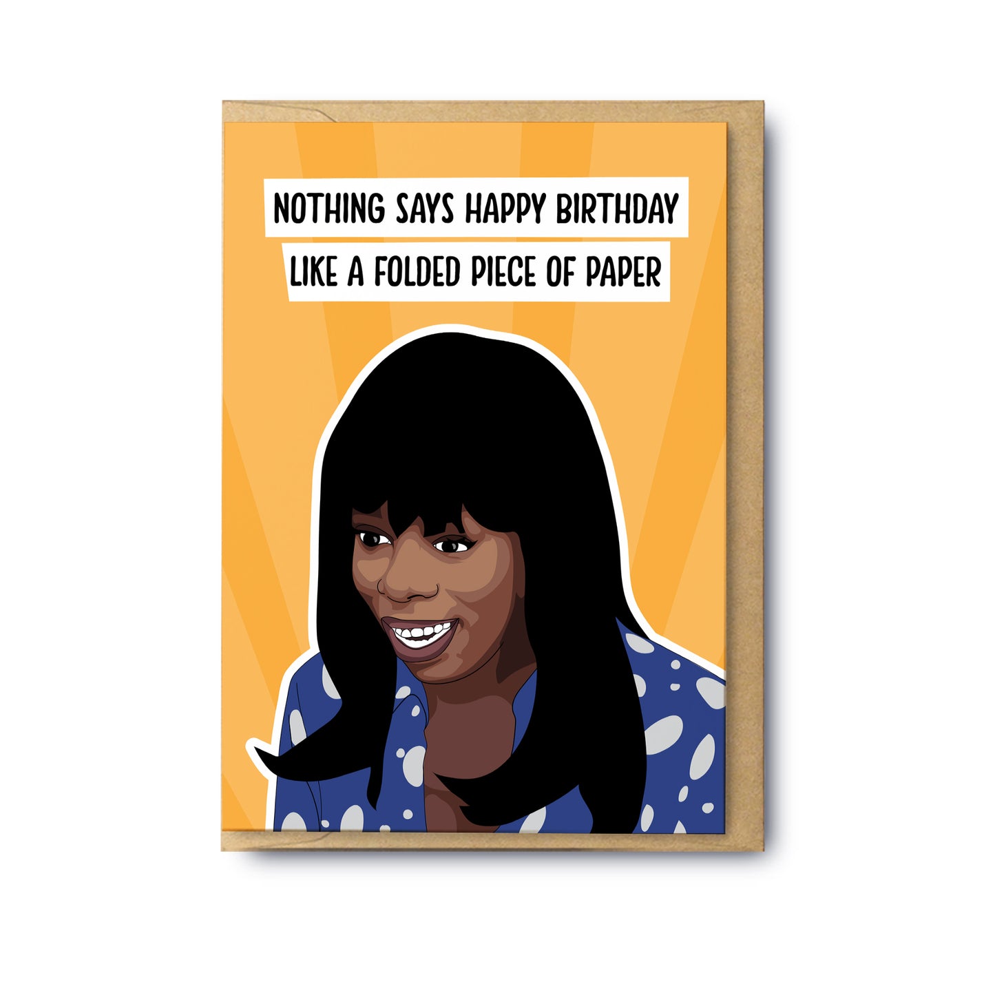 A Folded Piece Of Paper