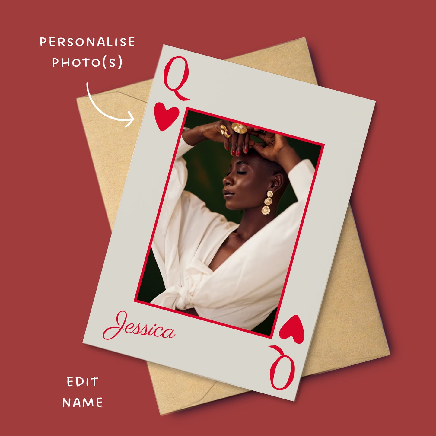 Queen Playing Card