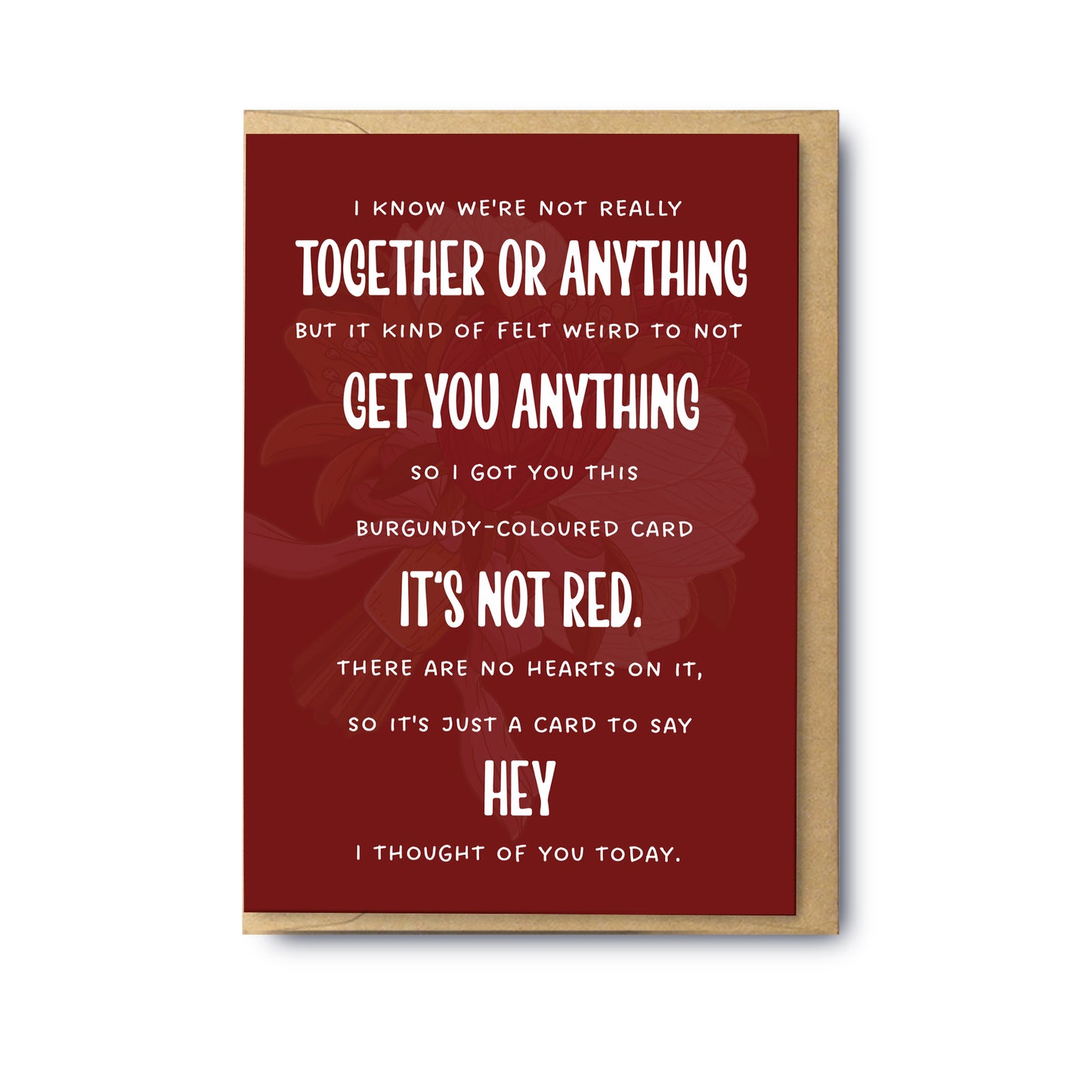 I Got You This Card (Blank)