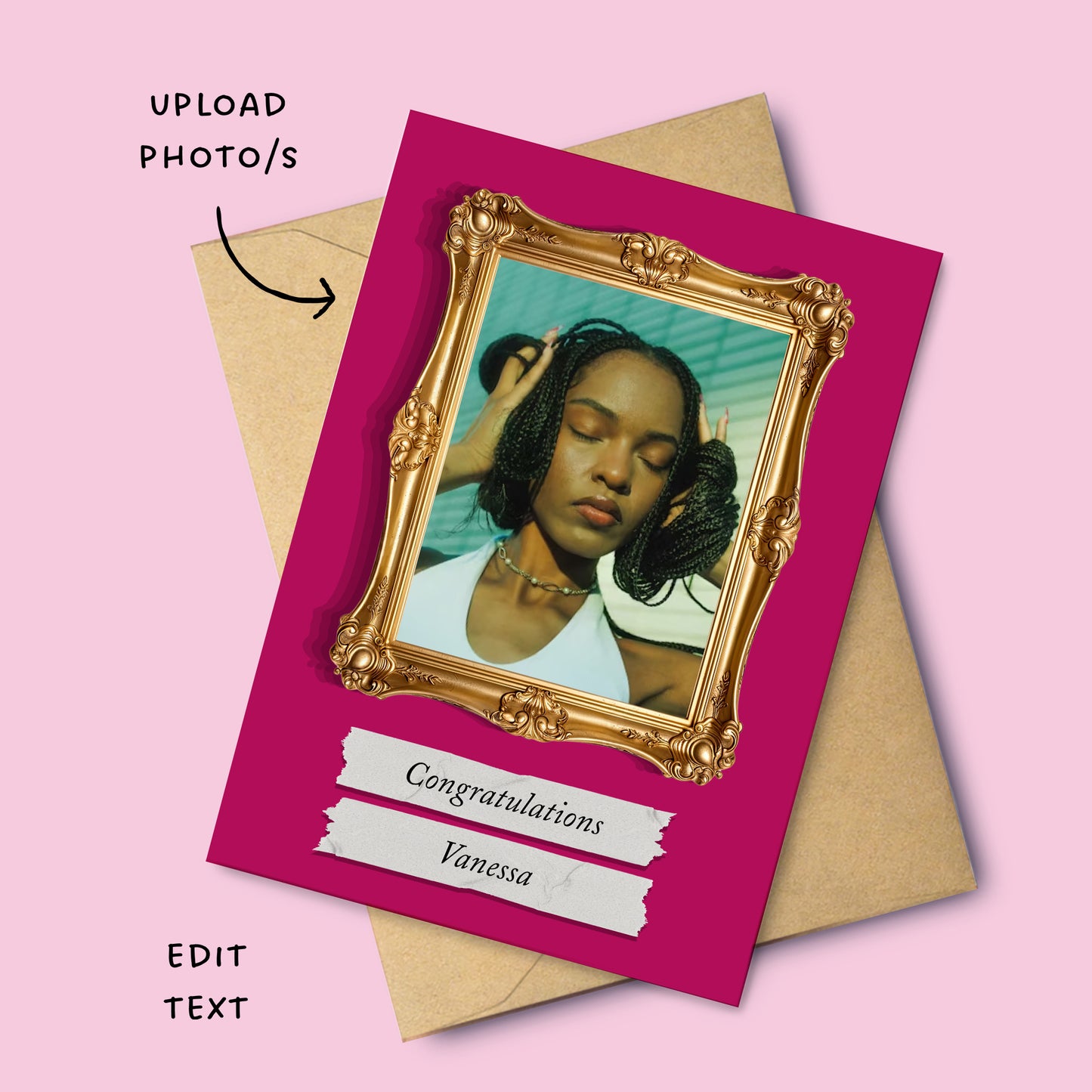 Vintage Frame Pink