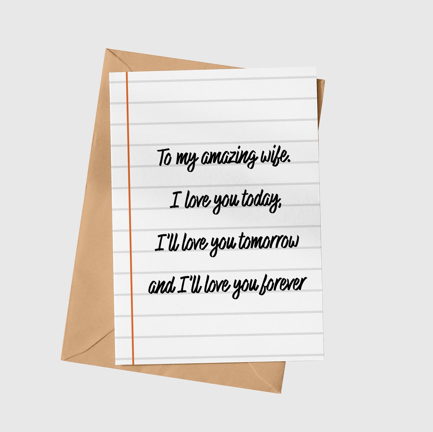 To My Amazing Wife!