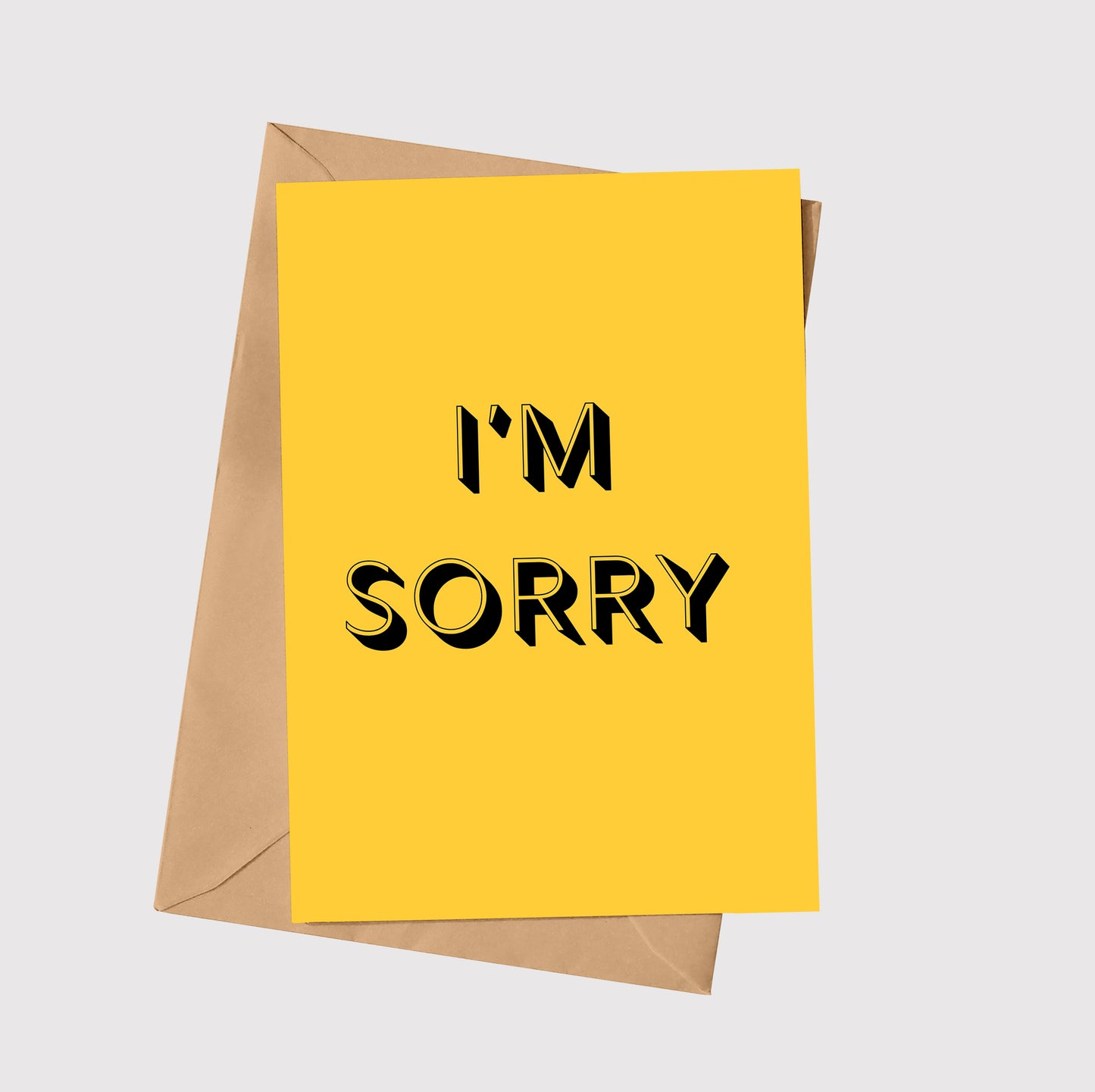 I'M SORRY
