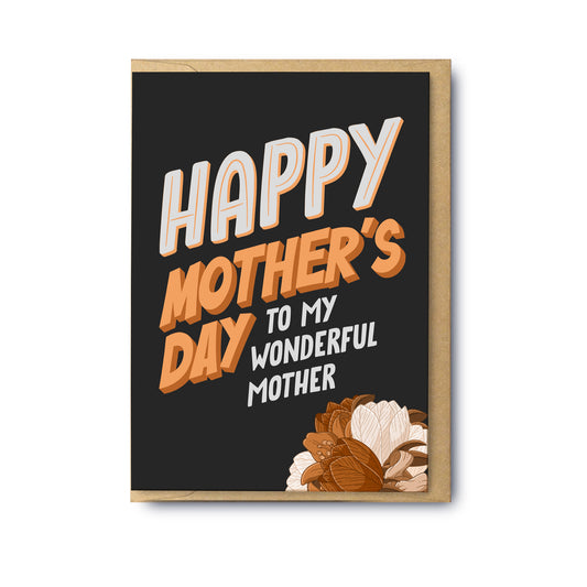 To My Wonderful Mother