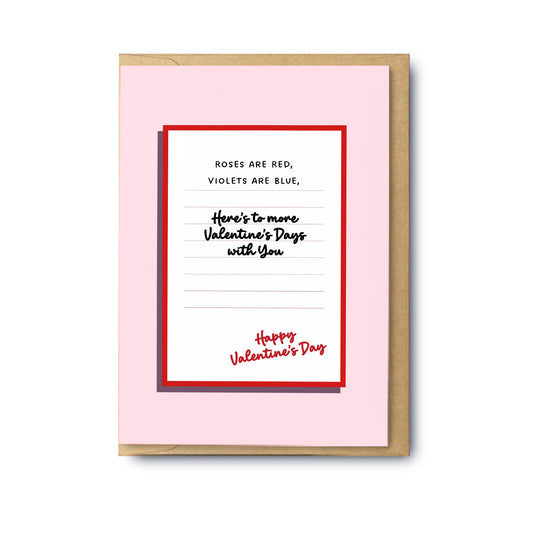 More Valentine’s Days with You