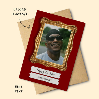 Vintage Frame Burgundy