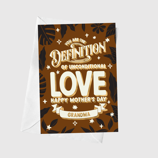 Unconditional Love - Grandma
