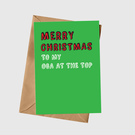Merry Christmas To My Oga At The Top