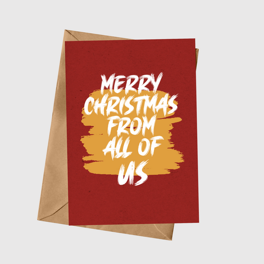 Merry Christmas From All Of Us