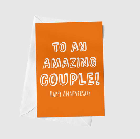To An Amazing Couple!