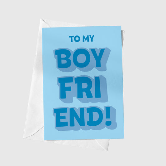 To My Boyfriend