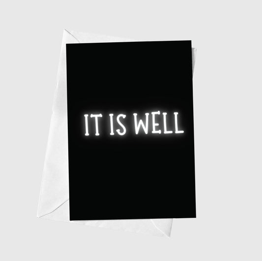 It is well