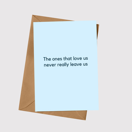 Never really leave us